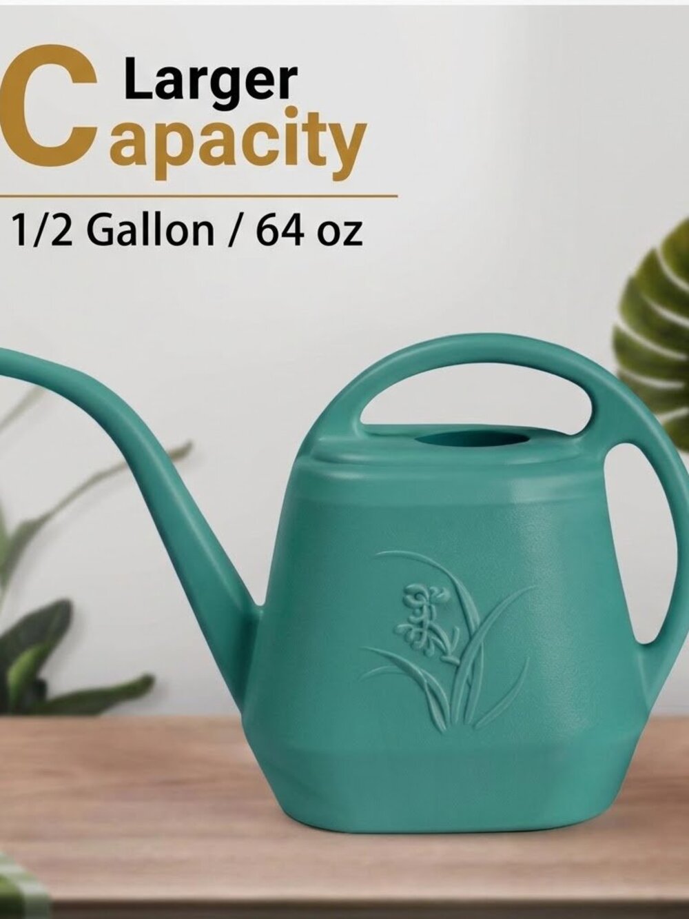 Plant Watering Can - for Indoor and Outdoor Garden - with Long Spout 1/2 Gallon